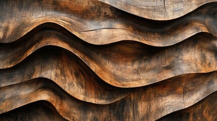 Wall Mural - Wooden Wall Close-Up