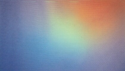 Fototapete - minimalist gradient background in soft pastel tones of orange and blue, perfect for web design, presentation, or creative projects

