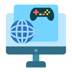 Poster - Online Games Icon Style