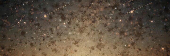 retro starry night on old paper background with scattered stars and constellations, , stars, astrono