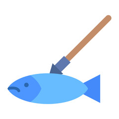 Sticker - Spearfishing Icon Style