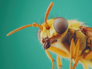 Poster - Bee Head Close Up