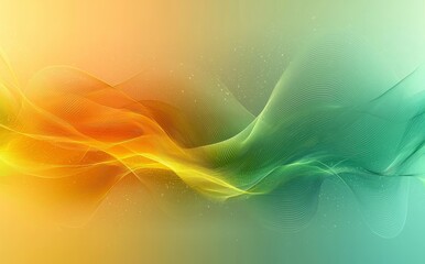 Poster - 8k resolution image of a green light with color shades on a gradient background
