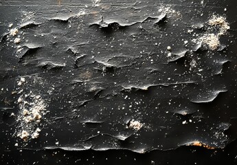 Poster - Dust scratches overlay with old film texture and a black aged screen that features white dirt