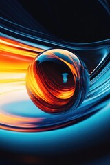 Wall Mural - 3D Abstract Sphere Illustration