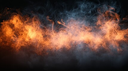 Wall Mural - for creative photography and design, use smoke and dust effect overlays. mix abstract, light, and ha
