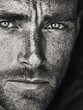 © MK - Male athlete close-up portrait