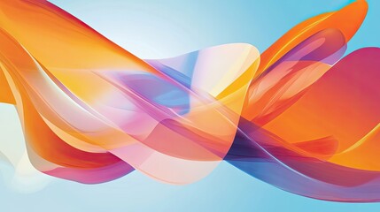 Poster - create vibrant abstract design featuring rich color palettes with dynamic shapes and forms