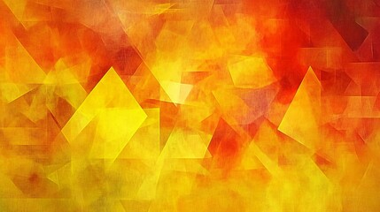 Aufkleber - A vibrant abstract background featuring warm shades of yellow, orange, and red, creating a dynamic and energetic atmosphere.