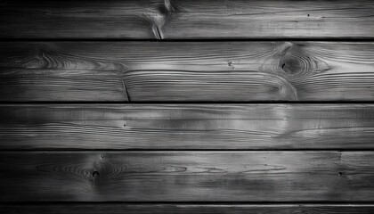 Poster - smooth black wooden plank background for graphic design, minimalist texture with natural wood grain for website or print projects

