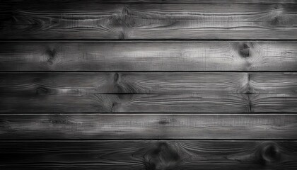 Poster - smooth black wooden plank background for graphic design, minimalist texture with natural wood grain for website or print projects

