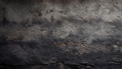 Poster - weathered dark concrete texture with rough surface patterns and subtle scratches, ideal for industrial designs and background