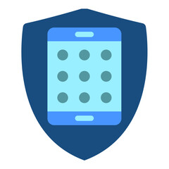 Wall Mural - Access Control Icon Style