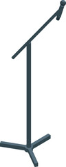 Poster - Professional microphone is ready for a recording session or live performance