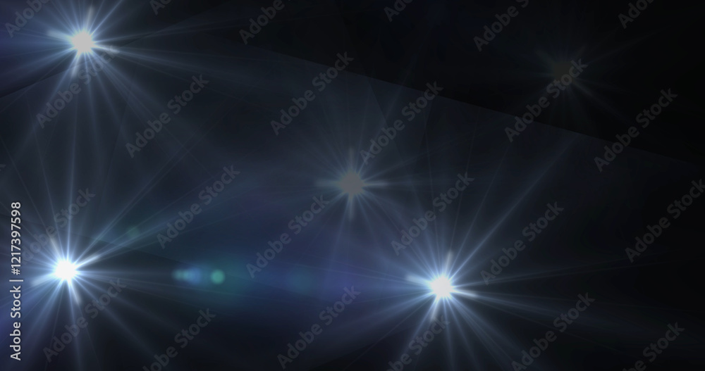 Papparazi camera flashes random black background for overlay on ...