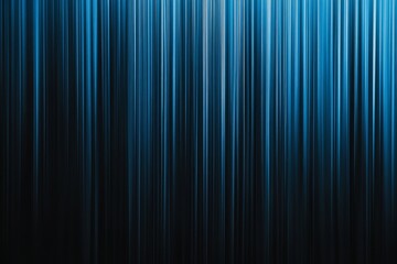 Poster - Abstract background with blue gradient light streaks on black.