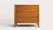 © Kullanat - Wooden Nightstand with Three Drawers in Minimalist Style