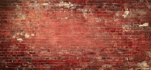Poster - Red and Brown Grunge Texture Background