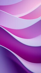 Poster - Smoothly overlapping purple and pink stripes create a wavy, dynamic abstract background, showcasing a vibrant gradient effect that adds depth and elegance to modern design