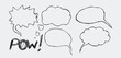 © grpxstore - Messy hand drawn speech bubble sketches and doodles vector