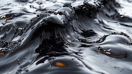 Poster - Dynamic fluid shapes and textures abstract art studio modern design close-up hypnotic visuals