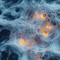 Poster - Fluid overlay abstract textures and details in dynamic water environment hyper- viewpoint