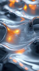 Poster - Dynamic fluid overlay art abstract textures modern digital art vibrant environment macro viewpoint artistic concept