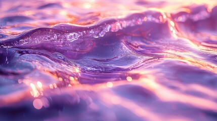 Poster - Dynamic fluid overlay textures ocean waves abstract soft light environment close-up viewpoint artistic concept
