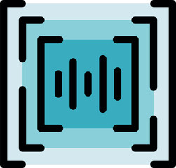 Poster - Voice command recognition technology processing audio input, isolating and identifying sound waves for accurate interpretation