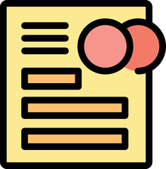 Poster - Speech bubbles overlapping document representing communication, feedback, and online survey