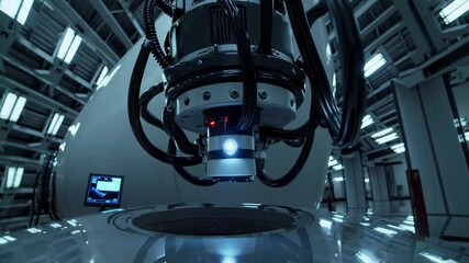 Poster - Advanced robotics technology in a high-tech industrial setting showcasing precision and automation