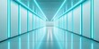 © Chanita - Futuristic hallway lighting modern building architectural image sleek environment wide-angle view innovative design