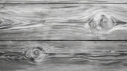 Poster - Grey wood texture background with natural grain patterns and knots featuring ample copy space for overlay text.