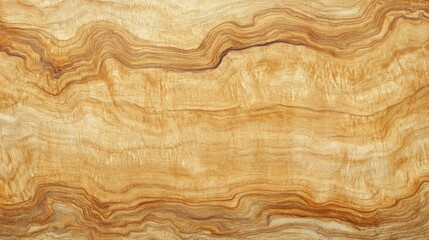 Poster - Wood texture with flowing grain patterns in warm tones suitable for background or design use with Copy Space.