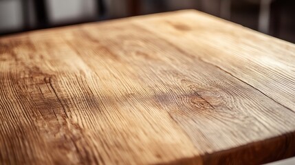Poster - wooden tabletop with natural grain and texture copy space available for text placement