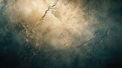 Poster - Textured abstract background with cracks and muted colors showcasing earthy tones and Copy Space for design applications.