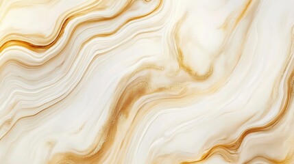 Poster - Abstract marble texture background with golden and beige wavy patterns and line gradients. Copy Space for text placement.