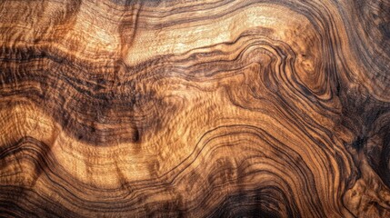 Poster - Brown wood texture with natural patterns and grains suitable for background or design elements Copy Space