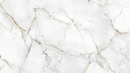 Poster - White marble texture with gray and gold veining ideal for backgrounds and surfaces Copy Space available