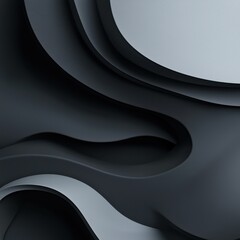Poster - Dynamic multidimensional textures and layers in minimalistic design contemporary studio abstract art close-up view modern aesthetics