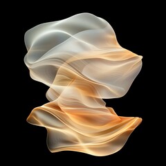 Poster - Abstract minimalistic layers in subtle transitions digital art textured background creative environment artistic viewpoint