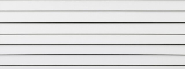 Poster - White horizontal wooden planks background texture pattern with clean lines and copy space for design use
