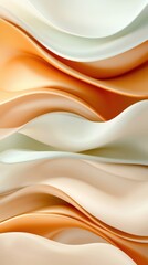 Poster - Elegant minimalistic layers of soft textures abstract background digital art warm tones close-up visual harmony
