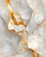 Poster - Minimalistic layers of soft geometry textures with golden details abstract background elegant design