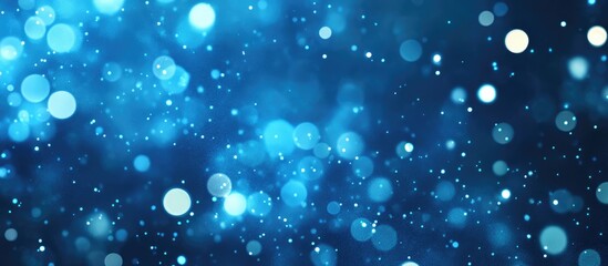 Aufkleber - Vibrant Blue Background with Soft Light Effects and Ample Space for Text Placement