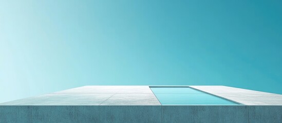 Aufkleber - Blank Billboard against a Clear Blue Sky Ideal for Advertising and Marketing with Ample Copyspace for Custom Text and Branding Messages