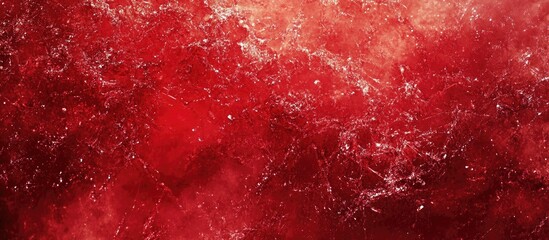 Aufkleber - Vibrant Glossy Red Abstract Background with Rich Texture and Ample Copy Space for Creative Text Applications