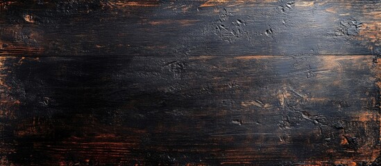 Aufkleber - Blank Blackboard Surface on Rustic Wooden Background Ideal for Text Insertion or Creative Copyspace Design Usage