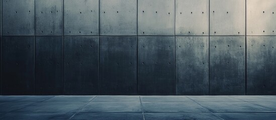 Aufkleber - Concrete Wall Billboard Mockup for Advertising Space with Copy Area Ideal for Marketing and Promotional Campaigns