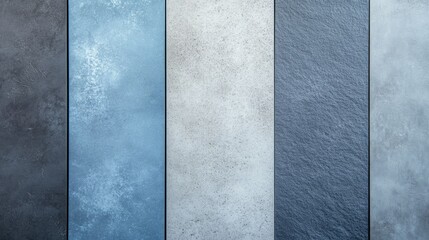 Poster - Smooth Textured Surface Panels in Various Shades with Ample Copy Space for Custom Text Placement